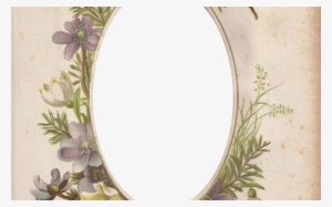 Victorian Photo Album Oval Floral Frame ~ Zibi Vintage - Frame Vintage Oval Floral Png