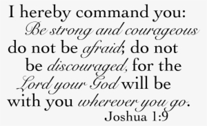 Joshua 1 9 Png