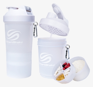 Smartshake 600ml Neon White Shaker