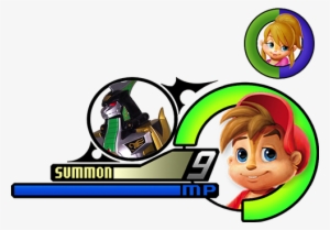 Godzillazord Summon Guage With Brittany - Portable Network Graphics
