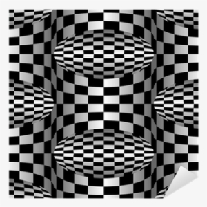Checkered Background 3d, Vector Seamless Pattern Sticker - Painting