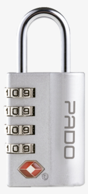 Cadeado Pado Tsa 4 Segredos Prata - Cadeado De Segredo