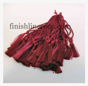Burgundy Bookmark Tassels - Bookmark