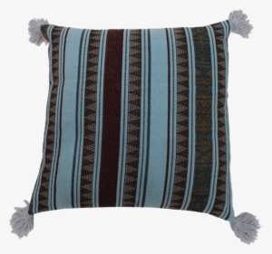 2424 Lns Blu Tssl - Throw Pillow