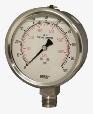 Wika Type - Wika 2.0" 232.53 Center Back Mount Pressure Gauge,