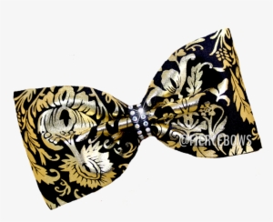 Just Golden Tailless Bow - Paisley
