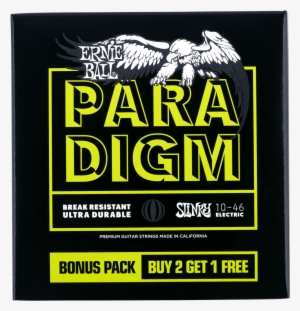 Regular Slinky Paradigm Electric Guitar Strings - Ernie Ball Paradigm 09 46