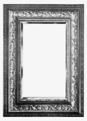 Ornate Black Picture Frame Png Download - Mirror