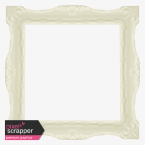 White Ornate Frame - Picture Frame