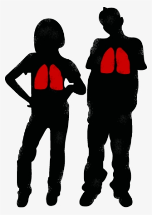 Lungs - Body Silhouette And Lungs