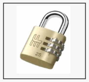 Cadeado Com Segredo 25