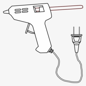 Pistol Coloring Book Hot-melt Adhesive Silicone Drawing - Drawing