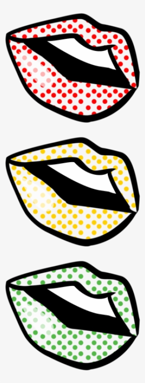 Footwear Clipart Pop Art Drawing Lip Art Pop Png - Pop Art