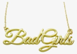 Bad Girls Necklace - Girl Necklace Png