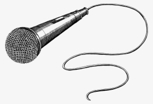Microphone - Line Art