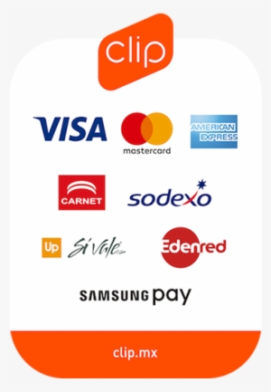 Acepta Las Principales Tarjetas - Pago Con Tarjeta Clip