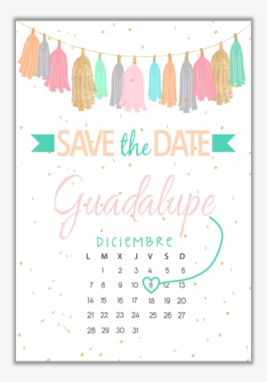Save The Date Diciembre - Let's Party