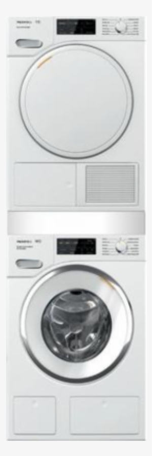 Wwh860wcs Twf160wp Wtv502 - Miele Wwf060wcs W1 Washer And Twf160wp T1 Dryer Stacked
