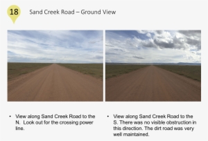 Sand Creek Road - Dirt Road