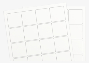 Spectacle® White Matte Laser - 2.5 X 2.5 Glossy White Labels Inkjet Square