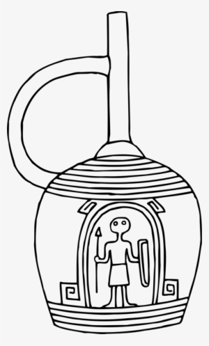 Line Art Drawing Vase Pencil Computer Icons - Drawing