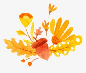 Cartoon Autumn Transparent Free Buckle Png - Autumn