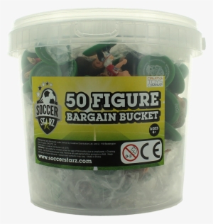 50 Argos Bucket - Creative Toys Company Soccerstarz - 50 Piece Bargain