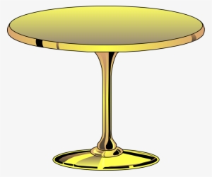 Furniture Clipart Small Table - Round Table Clip Art