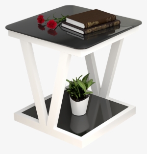 Small Coffee Table Simple Mini Tempered Glass Square - Table