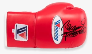 Manny Pacquiao Signed Red Winning Boxing Glove - Manny Pacquiao Autographed Signed Red Winning Boxing