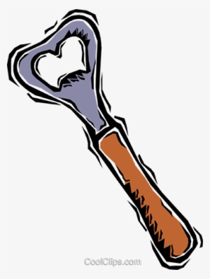 Bottle Opener Royalty Free Vector Clip Art Illustration
