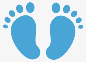 Feet - Baby Foot Print Blue