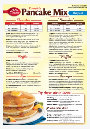 Betty Crocker Bisquick Baking Mix, Complete Pancake - Betty Crocker Complete Pancake Mix, Original - 37 Oz