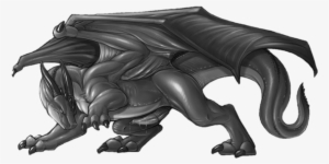 Dragon With Erect Penis Turned Into Stone - Dragon