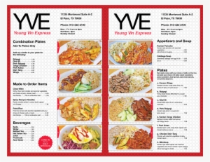 Young Vin Express Menu - Young Vin Express El Paso Menu