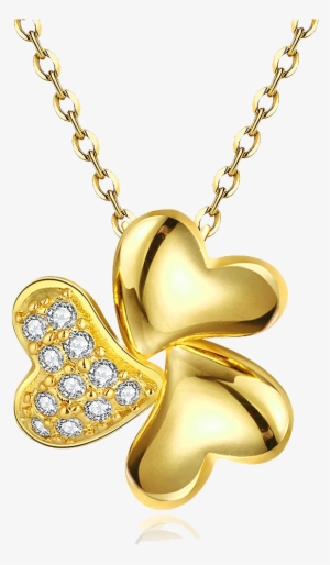 Nuestra Empresa - Gold Plated Petite Trio-clover Necklace