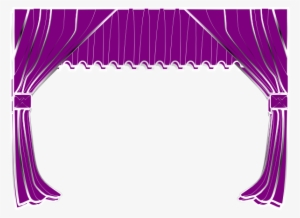 Purple Curtain Clipart