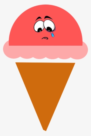 Sad Strawberry Ice Cream