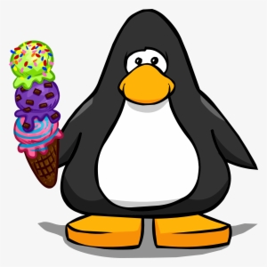 Every Flavor Ice Cream From A Player Card - Penguin With Ice Cream