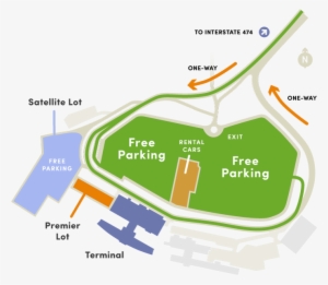 Pia Parking Map - Peoria Airport Parking Location