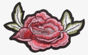 Stock Rose Embroidery Patch - Embroidery