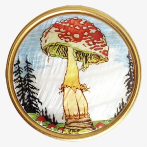 Giclee Painting: Bilibin's Mushroom, 61x41cm.