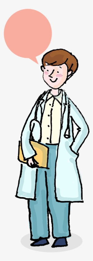 Chronic Bronchitis & Chronic Cough - Doctor Smiling With Patient Clipart