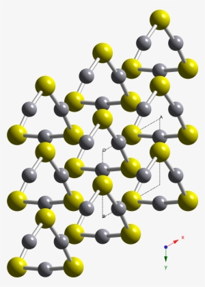 Hgs Alpha Cinnabar Xtal 1999 Looking Down - Mercury Sulfide Crystal Structure