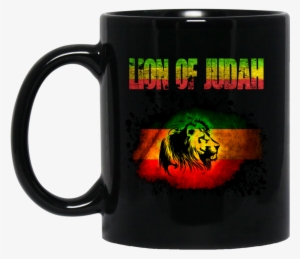 Bm11oz Lion Of Judah 11 Oz - Rasta Flag Adult Dog Tag Chain Necklace Lion Version