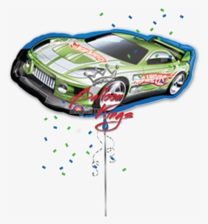 Hot Wheels Car - 36 Hot Wheels Green Racer Car