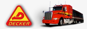 Decker Logo - Flatbed Truck - Logo