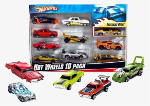 Hot Wheels 10 Car Giftpack, , Large - Hot Wheels 10 Car Gift Pack Assorted