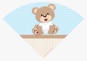 Cone De Guloseimas - Teddy Bear Png For Baby