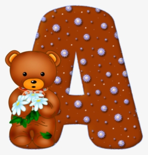 Alfabeto - Ursinho 2 - Png - Letras - Maiúsculas - - Sweet Teddy
